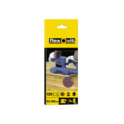 1/3 Sanding Sheets Perforated Fine 120 Grit (Pack 10)