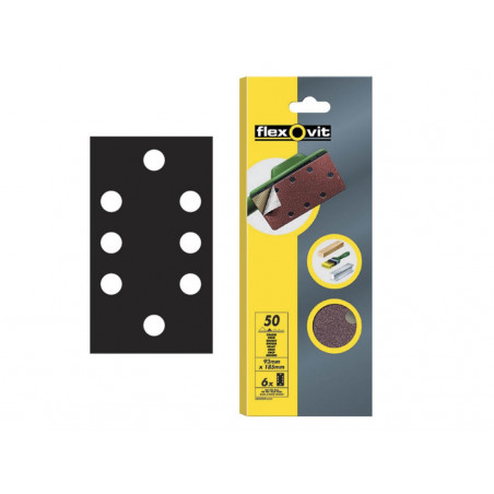1/3 Sanding Sheets Quick-Release Fine 120 Grit (Pack 6)
