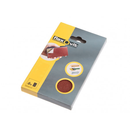 Hook & Loop Sanding Block Refill Kit Medium 80g (6)