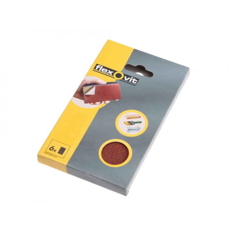 Hook & Loop Sanding Block Refill Kit Fine 120g (6) Hook & Loop Sanding Block Refill Kit Fine 120g (6)
