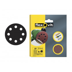 Hook & Loop Sanding Disc 115mm Medium 80G (Pack 6)