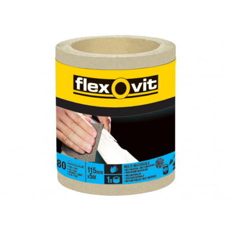 General Purpose Sanding Roll 115mm x 5m Fine 180G