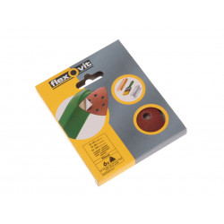 Delta Hook & Loop Sanding Sheets 94mm Assorted (Pack 6)