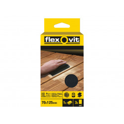 Hook & Loop Sanding Block Kit Assorted 70 x 125mm (Pack 3)