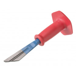 1861 Grooved Plugging Chisel With Guard