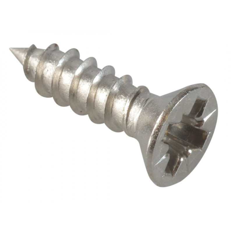 Self-Tapping Screw Pozi Compatible CSK A2 SS 1/2in x 6 ForgePack 40 Self-Tapping Screw Pozi Compatible CSK A2 SS 1/2in x 6 ForgePack 40