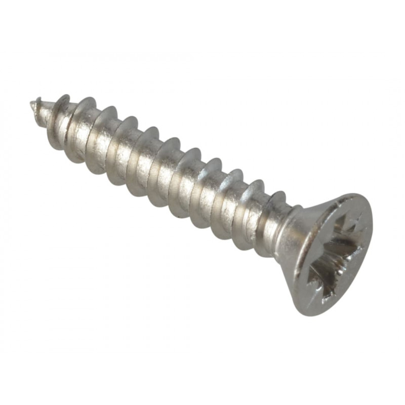 Self-Tapping Screw Pozi Compatible CSK A2 SS 3/4in x 6 ForgePack 35 Self-Tapping Screw Pozi Compatible CSK A2 SS 3/4in x 6 ForgePack 35
