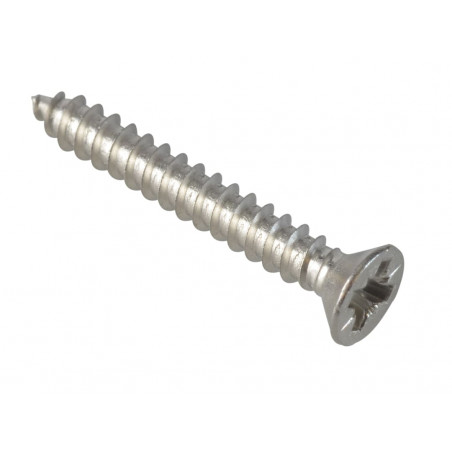 Self-Tapping Screw Pozi Compatible CSK A2 SS 1in x 6 ForgePack 30