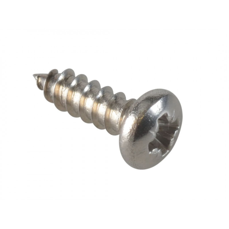 Self-Tapping Screw Pozi Compatible Pan Head SS 3/8in x 4 ForgePack 80 Self-Tapping Screw Pozi Compatible Pan Head SS 3/8in x 4 ForgePack 80
