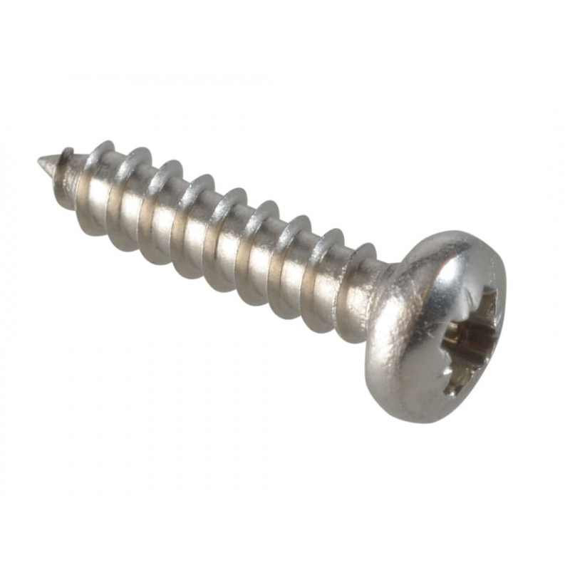 Self-Tapping Screw Pozi Compatible Pan Head SS 1/2in x 4 ForgePack 60 Self-Tapping Screw Pozi Compatible Pan Head SS 1/2in x 4 ForgePack 60