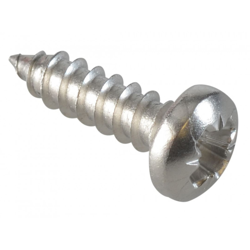 Self-Tapping Screw Pozi Compatible Pan Head SS 1/2in x 6 ForgePack 60 Self-Tapping Screw Pozi Compatible Pan Head SS 1/2in x 6 ForgePack 60
