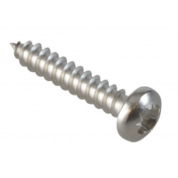 Self-Tapping Screw Pozi Compatible Pan Head SS 3/4in x 6 ForgePack 40