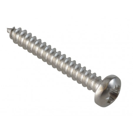 Self-Tapping Screw Pozi Compatible Pan Head SS 1in x 6 ForgePack 30