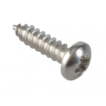 Self-Tapping Screw Pozi Compatible Pan Head SS 5/8in x 8 ForgePack 35