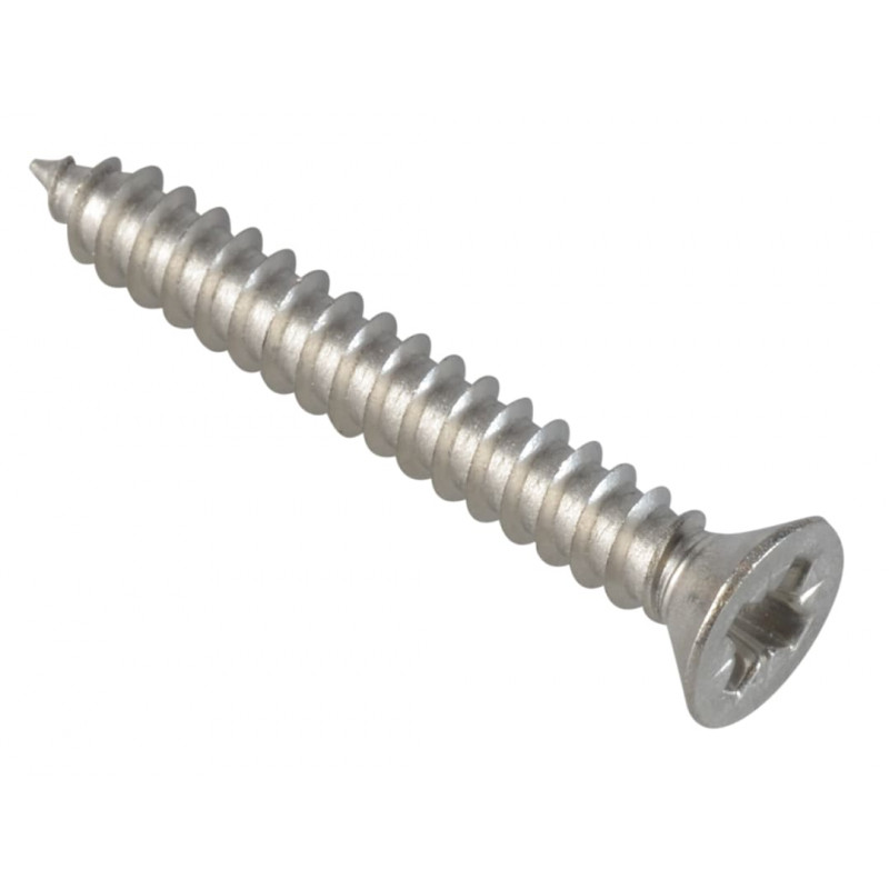 Self-Tapping Screw Pozi Compatible Pan Head SS 1.1/4in x 8 ForgePack 20 Self-Tapping Screw Pozi Compatible Pan Head SS 1.1/4in x 8 ForgePack 20