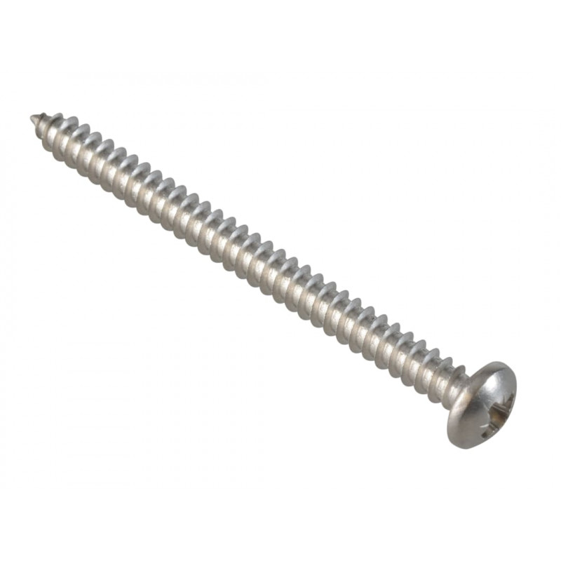 Self-Tapping Screw Pozi Compatible Pan Head SS 2in x 8 ForgePack 12 Self-Tapping Screw Pozi Compatible Pan Head SS 2in x 8 ForgePack 12