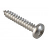 Self-Tapping Screw Pozi Compatible Pan Head SS 1in x 10 ForgePack 15