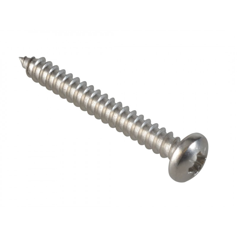 Self-Tapping Screw Pozi Compatible Pan Head SS 1.1/2in x 10 ForgePack 10 Self-Tapping Screw Pozi Compatible Pan Head SS 1.1/2in x 10 ForgePack 10