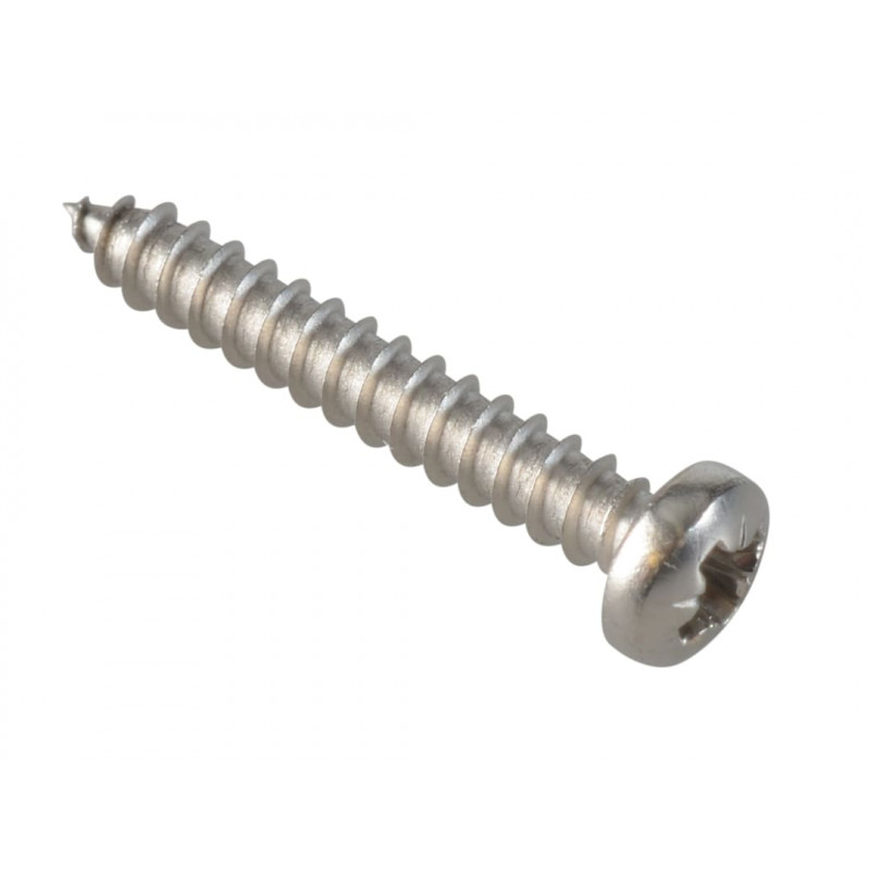 Self-Tapping Screw Pozi Compatible Pan Head SS 3/4in x 4 ForgePack 50 Self-Tapping Screw Pozi Compatible Pan Head SS 3/4in x 4 ForgePack 50