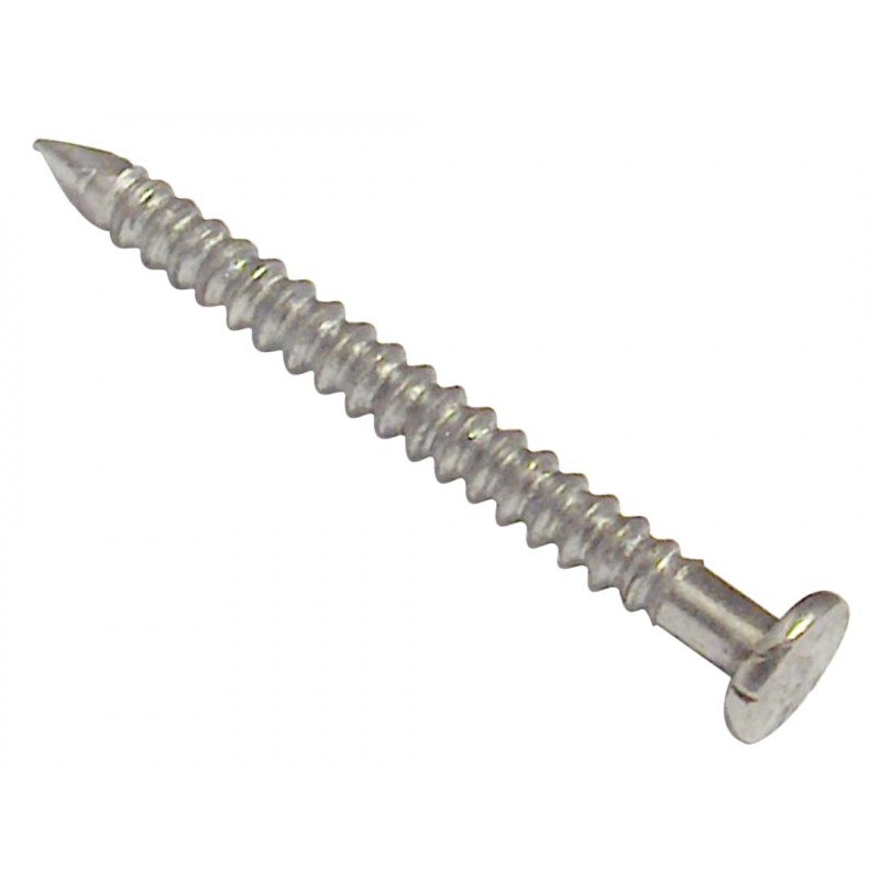 Annular Ring Shank Nail Bright Finish 25mm Bag Weight 500g Annular Ring Shank Nail Bright Finish 25mm Bag Weight 500g