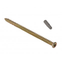 Concrete Frame Screw TORX® Compatible High-Low Thread ZYP 7.5 x 122mm Box 100