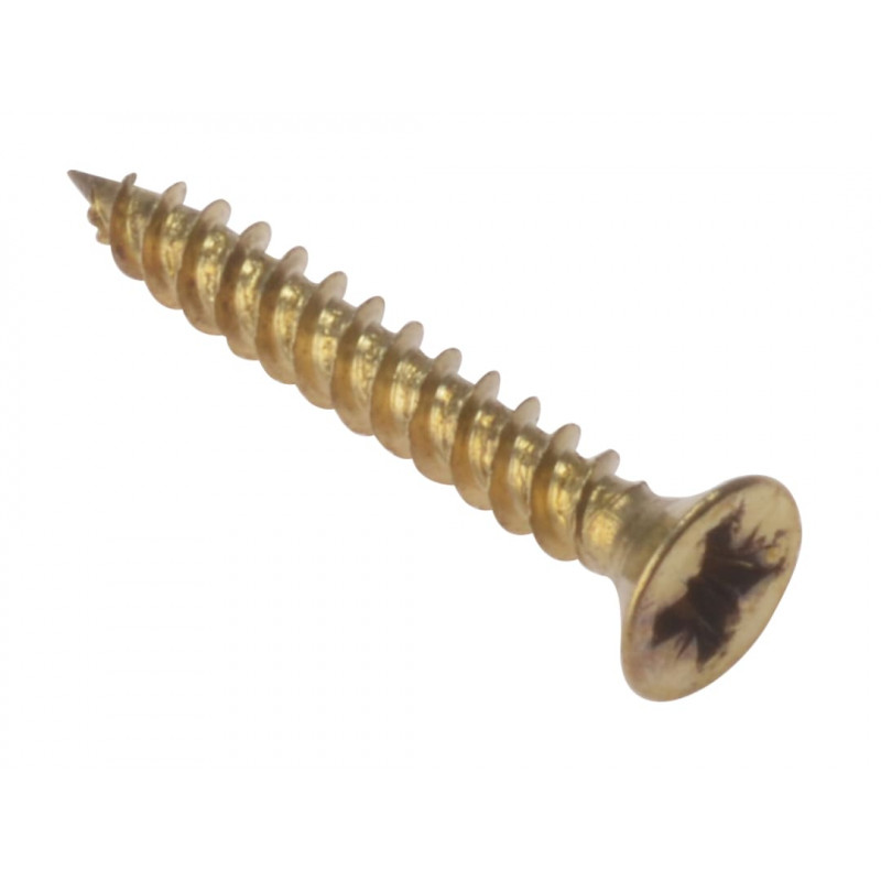 General Purpose Pozi Compatible Screw CSK TT Electro Brass 1.1/2in x 6 Box 200 General Purpose Pozi Compatible Screw CSK TT Electro Brass 1.1/2in x 6 Box 200