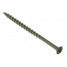 Decking Screw Pozi Compatible ST Green Anti-Corrosion 4.5 x 75mm Box 200