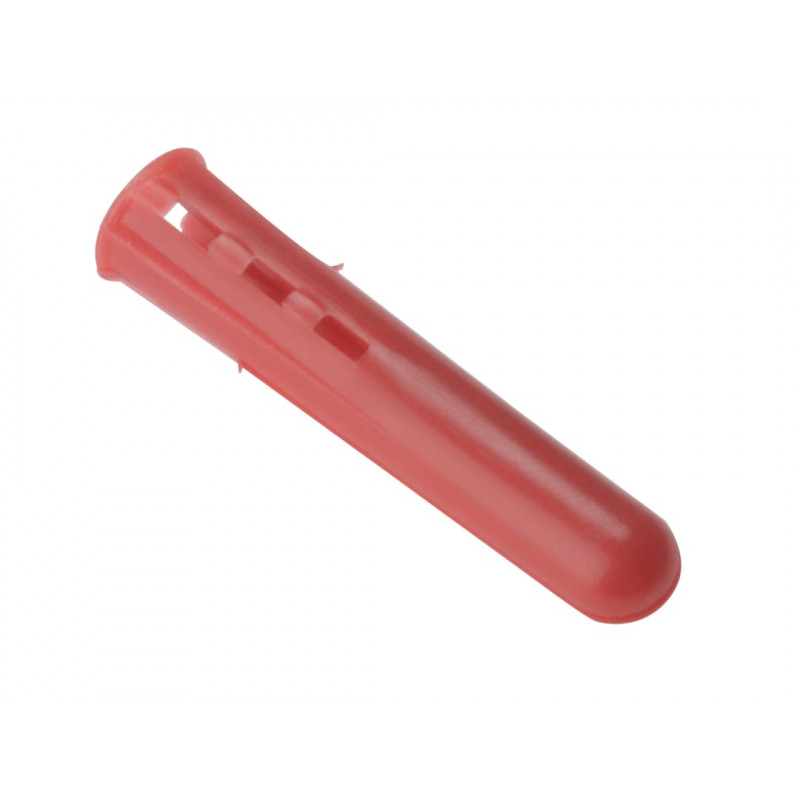 Plastic Wall Plugs Red No.6-8 Box 1000 Plastic Wall Plugs Red No.6-8 Box 1000