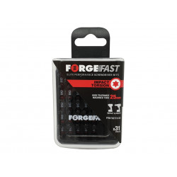 ForgeFast TORX® Compatible Impact Bit Set, 31 Piece