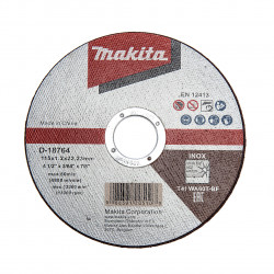 Makita D-18764 Metal Cutting Disc 115 × 1.2 × 22.2mm (Pack of 100)