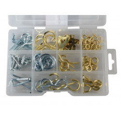 Hook & Screw Eye ForgePack Kit, 102 Piece