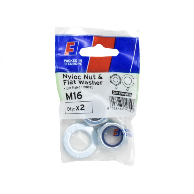 Nyloc Nut & Washer M16 ForgePack 2 Nyloc Nut & Washer M16 ForgePack 2