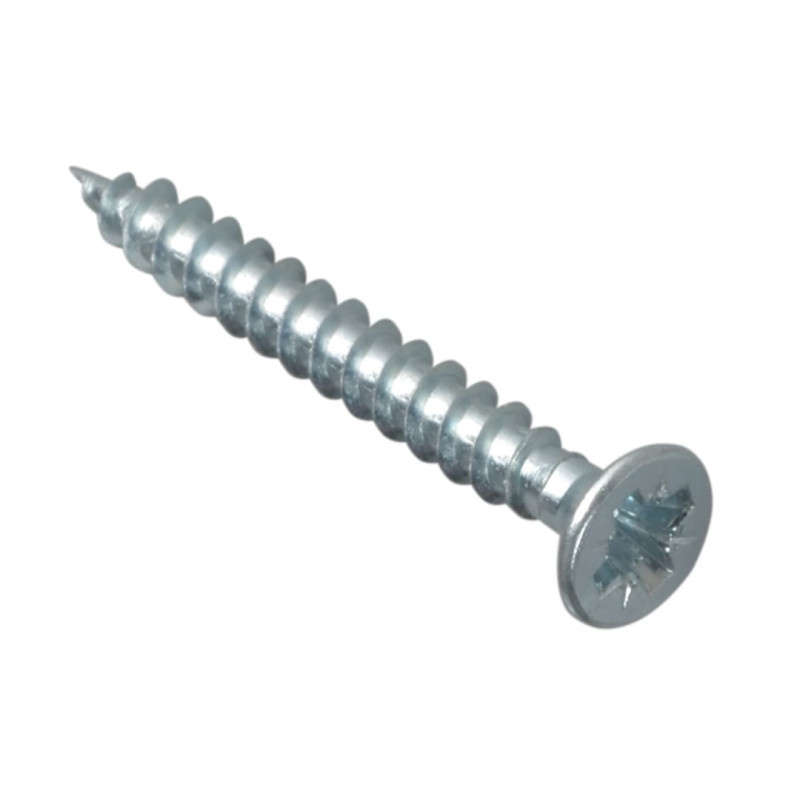 Multi-Purpose Pozi Compatible Screw CSK ST ZP 3.5 x 30mm Forge Pack 35 Multi-Purpose Pozi Compatible Screw CSK ST ZP 3.5 x 30mm Forge Pack 35