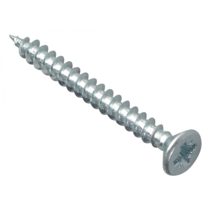 Multi-Purpose Pozi Compatible Screw CSK ST ZP 4.0 x 40mm Forge Pack 20 Multi-Purpose Pozi Compatible Screw CSK ST ZP 4.0 x 40mm Forge Pack 20