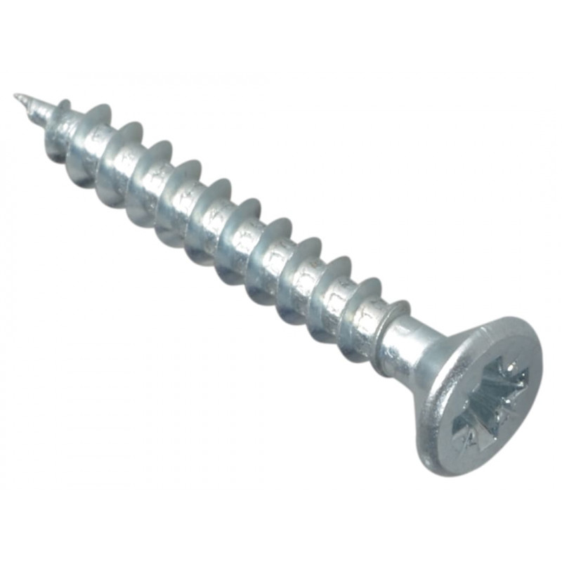 Multi-Purpose Pozi Compatible Screw CSK ST ZP 4.0 x 30mm Forge Pack 30 Multi-Purpose Pozi Compatible Screw CSK ST ZP 4.0 x 30mm Forge Pack 30
