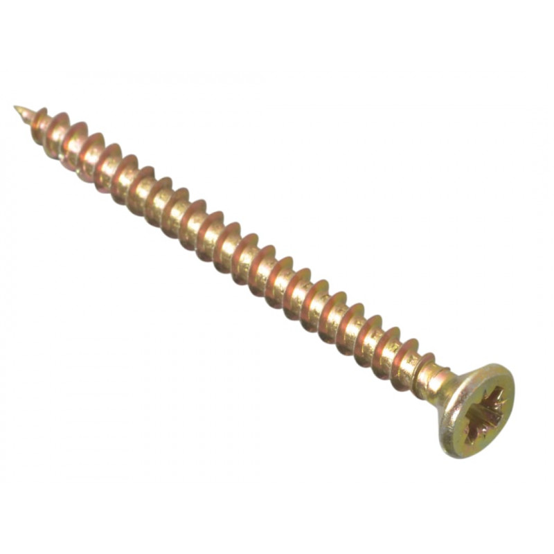 Multi-Purpose Pozi Compatible Screw CSK ST ZYP 4.0 x 50mm Forge Pack 15 Multi-Purpose Pozi Compatible Screw CSK ST ZYP 4.0 x 50mm Forge Pack 15