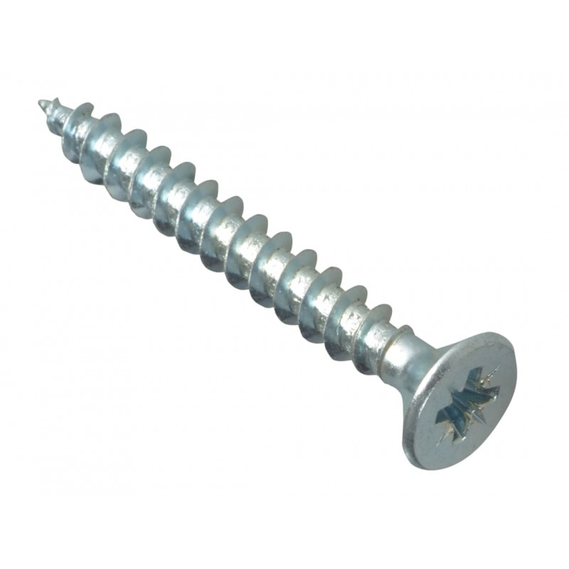 Multi-Purpose Pozi Compatible Screw CSK ST ZP 5.0 x 40mm Forge Pack 15 Multi-Purpose Pozi Compatible Screw CSK ST ZP 5.0 x 40mm Forge Pack 15