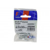 Multi-Purpose Pozi Screw CSK ST ZP 4.0 x 30mm ForgePack 20
