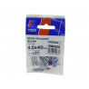 Multi-Purpose Pozi Screw CSK ST ZP 4. x 40mm ForgePack 20