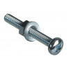 Machine Screw Pozi Compatible Pan Head ZP M4 x 30mm ForgePack 20