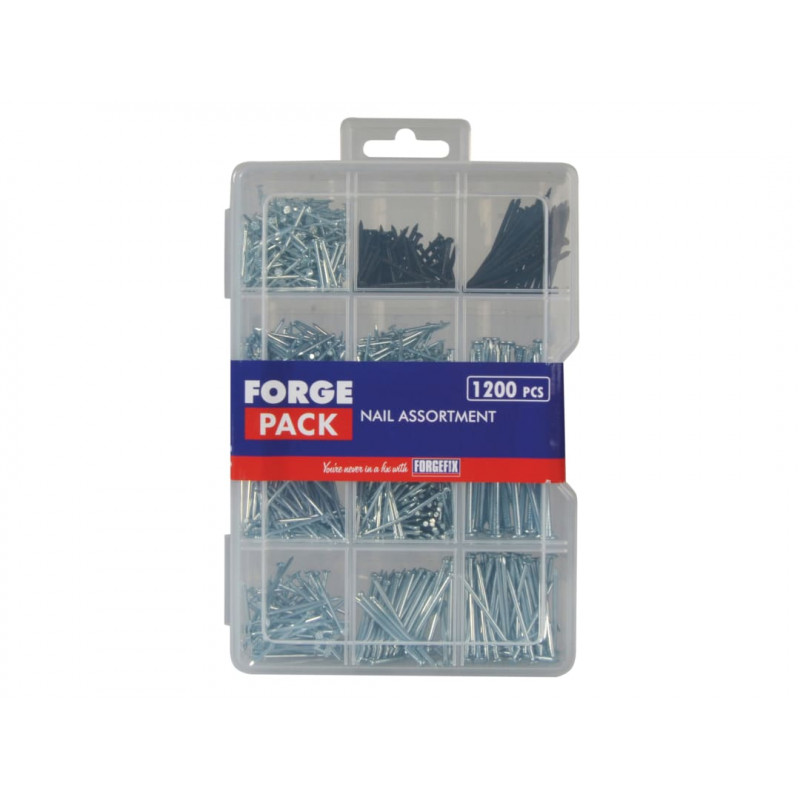 Assorted Nail Kit ForgePack Kit, 1200 Piece Assorted Nail Kit ForgePack Kit, 1200 Piece