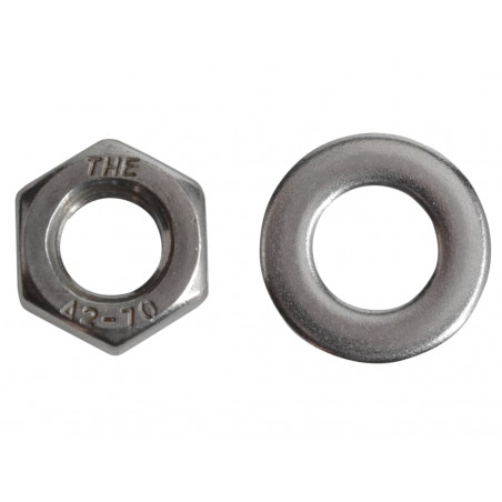 Hexagonal Nuts & Washers A2 Stainless Steel M8 ForgePack 12