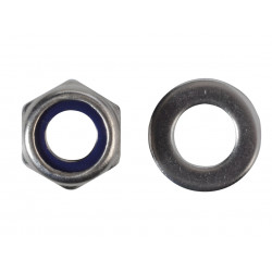 Nyloc Nuts & Washers A2 Stainless Steel M10 ForgePack 8