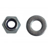 Nyloc Nuts & Washers Zinc Plated M4 ForgePack 50