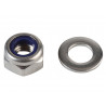 Nyloc Nuts & Washers A2 Stainless Steel M10 ForgePack 8