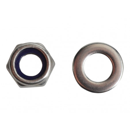 Nyloc Nuts & Washers A2 Stainless Steel M6 ForgePack 20