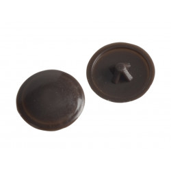 Pozi Compatible Cover Cap Dark Brown No.6-8 Forge Pack 50