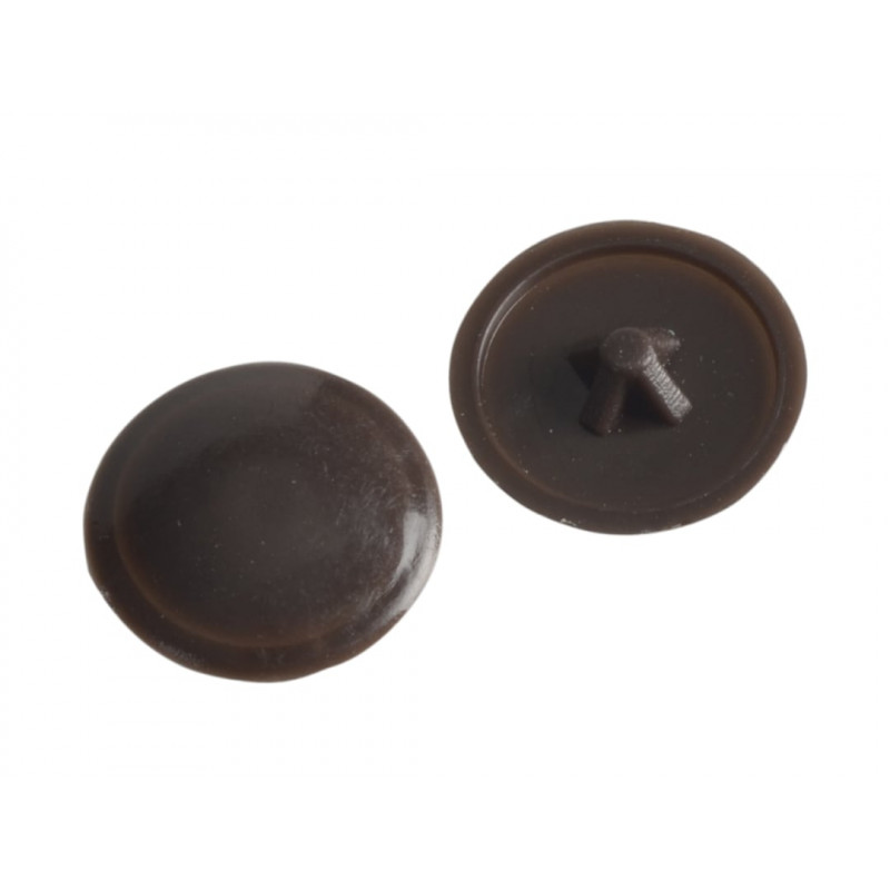 Pozi Compatible Cover Cap Dark Brown No.6-8 Forge Pack 50