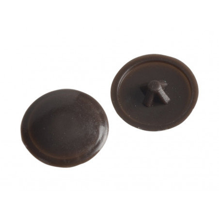 Pozi Compatible Cover Cap Dark Brown No.6-8 Forge Pack 50