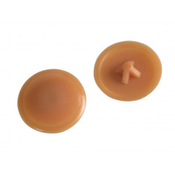 Pozi Compatible Cover Cap Light Brown No.6-8 Forge Pack 50